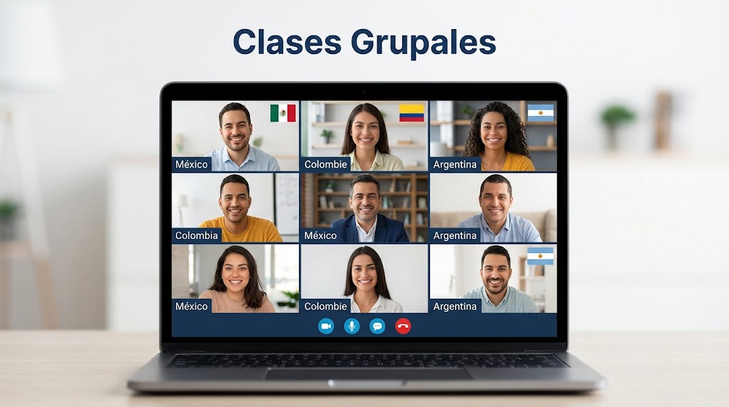 Clases grupales de inglés online
